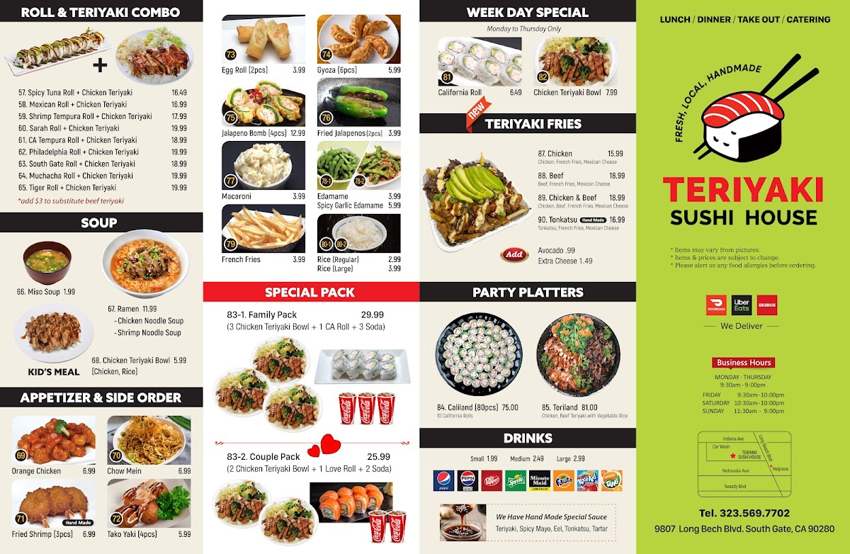 TH Teriyaki House Menu - Image 2